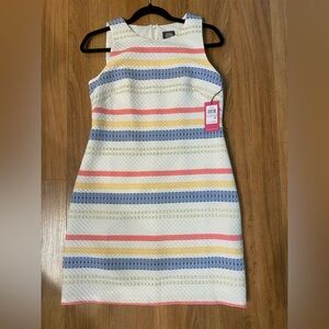 Striped Jacquard Dress